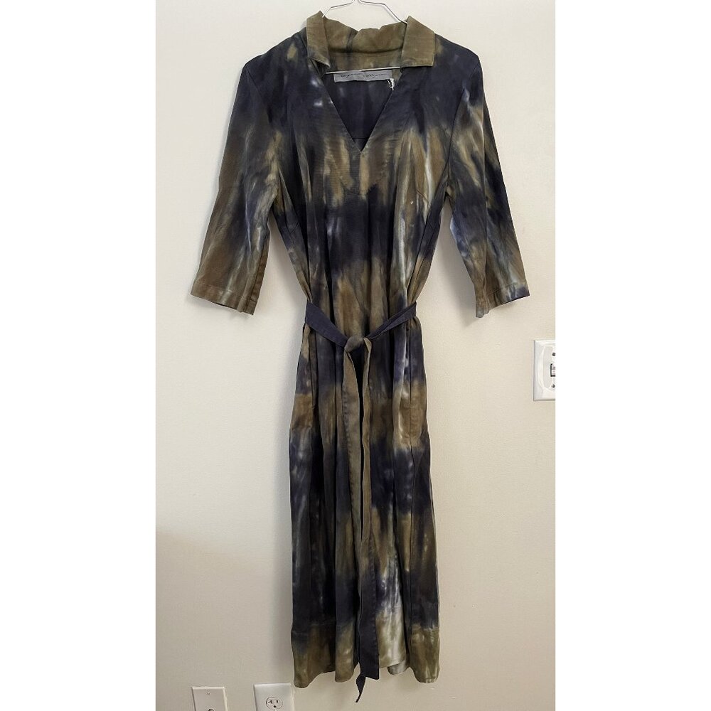 RAQUEL ALLEGRA TIE DYE BELT DRESS S